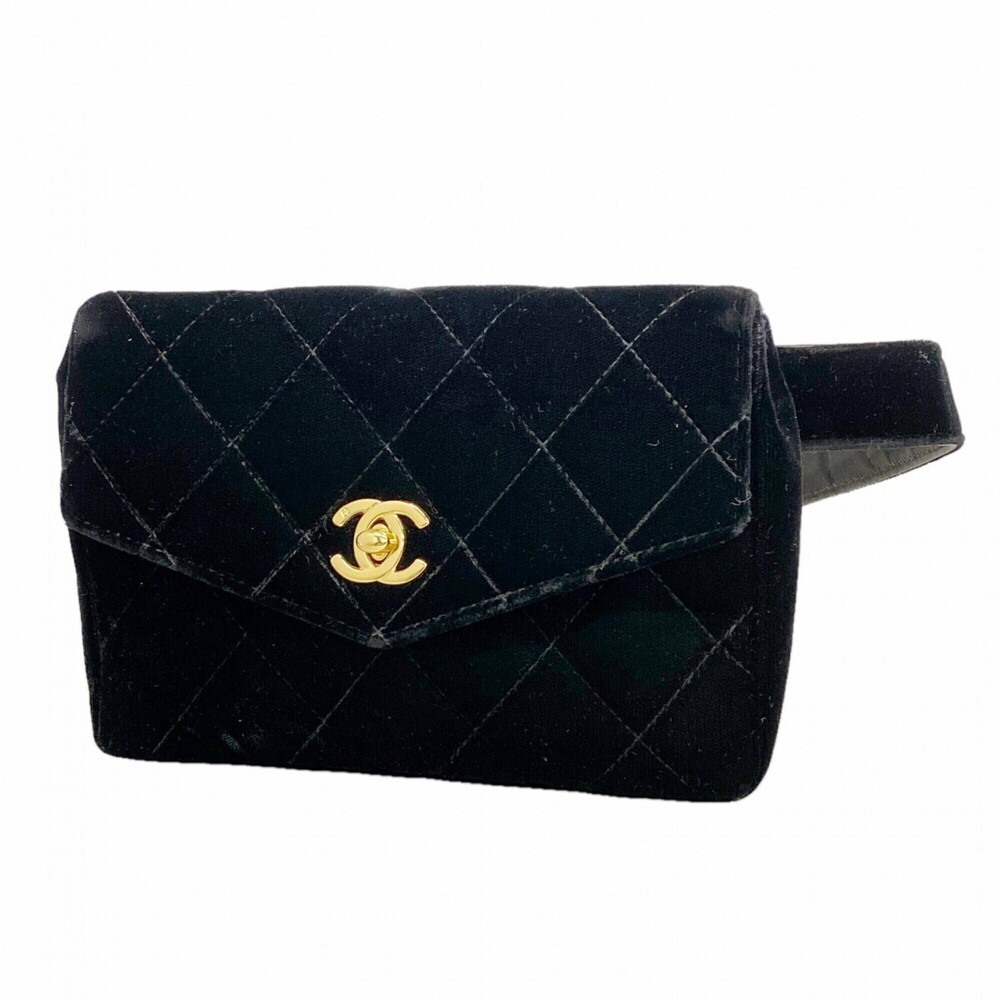 CHANEL Black Fanny Pack